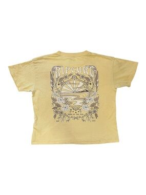 Rip Curl Yellow Graphic T-Shirt